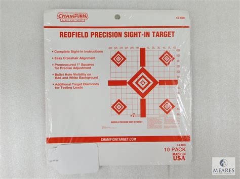 Pack Champion Redfield Sight In Precision Proxibid