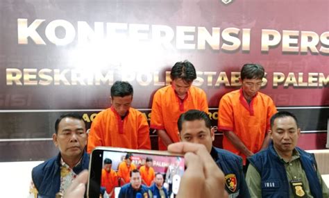 Pelaku Penodongan Bersenpi Di Monpera Palembang Dibekuk Polisi