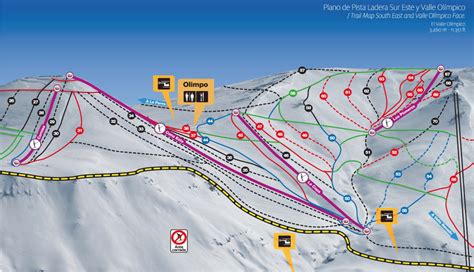 El Colorado ski trails