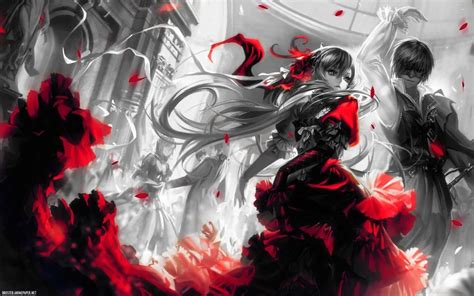 [100+] Red And Black Anime Wallpapers | Wallpapers.com