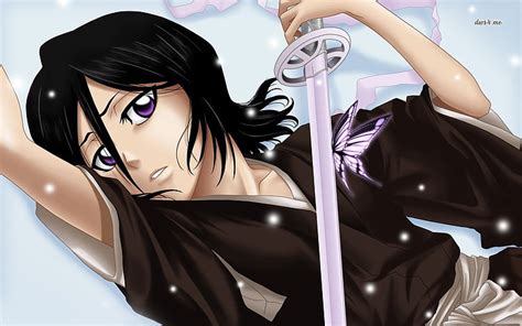 Hd Wallpaper Anime Bleach Kuchiki Rukia Young Women Beauty One Person Wallpaper Flare