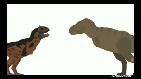 Carnotaurus Vs T Rex [sticknodes] Youtube