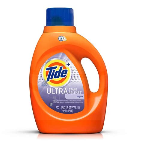 Tide Ultra Stain Release HE Turbo Detergente Líquido 92 OZ