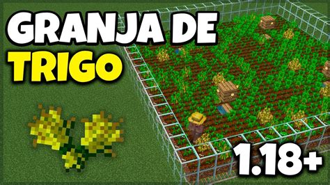 Minecraft Como Hacer Una Granja de Trigo Automática Java y Bedrock 1