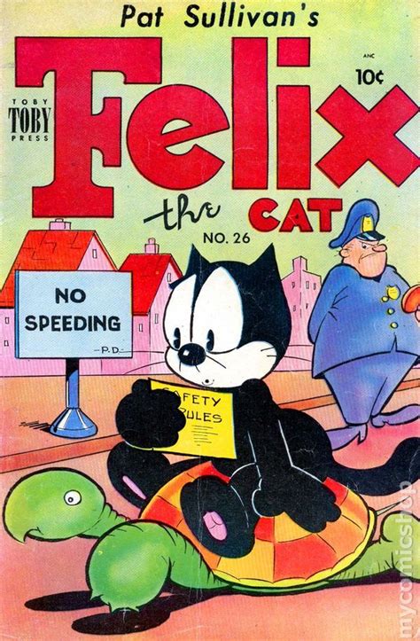 Felix The Cat Felix The Cats Book Cover Art Retro Comic