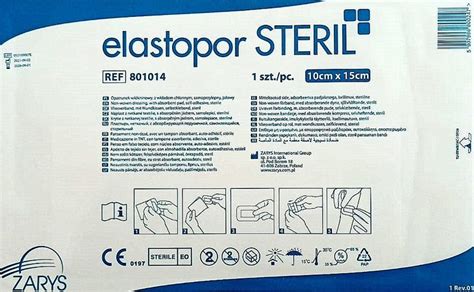 Opatrunek jałowy Elastopor STERIL 10cmx15cm 30szt 139346537 ERLI pl