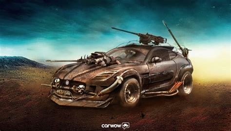 Jaguar F-Type Imagined as Mad Max Fury Road War Machine - autoevolution