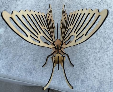 Butterfly Laser Cut 3d Model