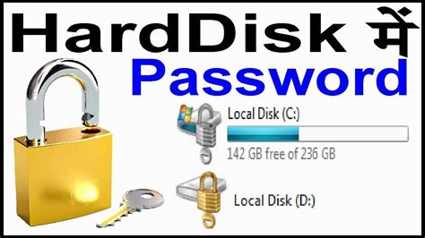 How To Lock Hard Disk With Password In Windows 10 And 11 Youtube