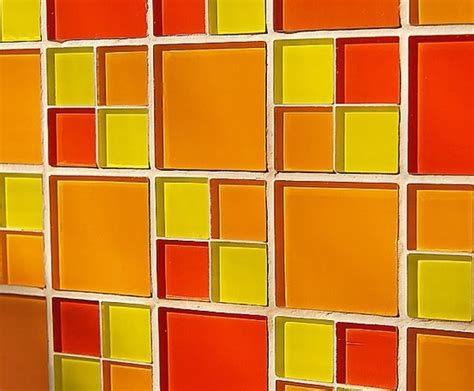 Awesome Orange Kitchen Backsplash Orange Kitchen Orange Tiles Mosaic Backsplash Kitchen