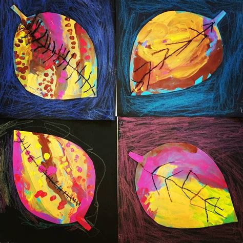 Goodbye November Art Leaves By Prek Prekart Fall Art Projects