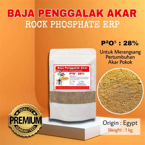 Mf Baja Penggalak Akar Erp 1 Kg Rock Phosphate Media Campuran