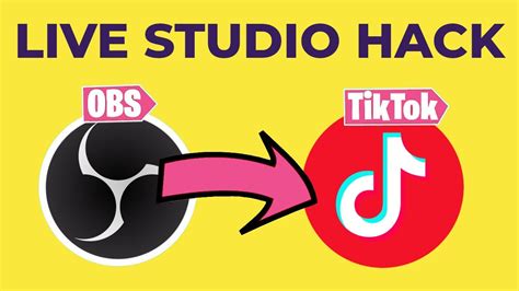 How To Use OBS Features In TikTok LIVE Studio Virtual Camera Tutorial