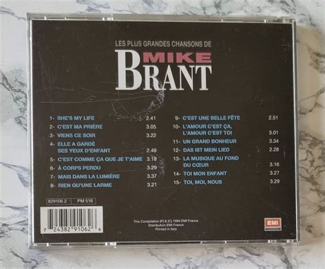 Cd Mike Brant Les Plus Grandes Chansons De Cd Vg Kaufen