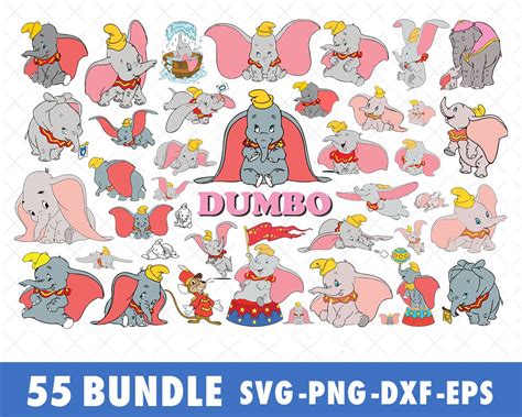 Disney Dumbo SVG Bundle Files For Cricut Silhouette Disney Inspire