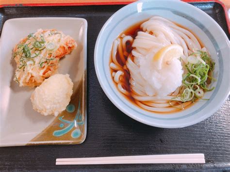 『讃岐うどん めりけんや 高松駅前店』讃岐うどんその1 おいしいたのしいスヤスヤグーグー