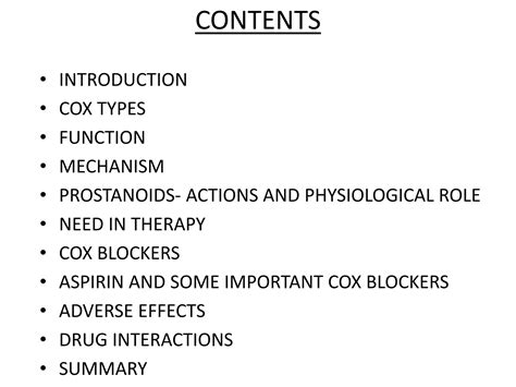 NSAIDS Cox Enzymes Physiology And Pharmacological Modulation PPT