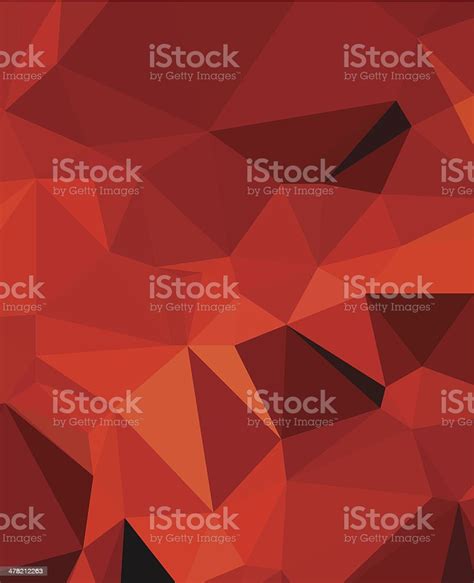 Latar Belakang Geometri Segitiga Tekstur Modern Royal Red Ilustrasi