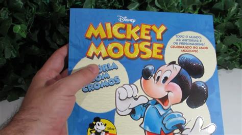 Lbum Disney Mickey Mouse Panini Anos Do Mickey Mouse Youtube