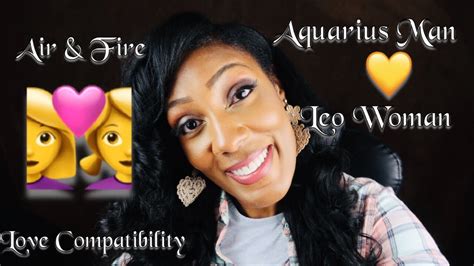 Aquarius Man And Leo Woman Love♥️compatibility Youtube