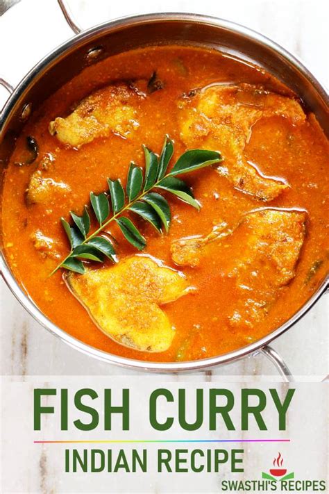 Fish Curry Recipe Indian Fish Masala Swasthis Recipes