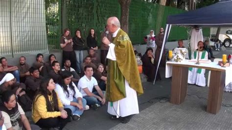 Homilia do Pe Julio Lancellotti na cracolândia em 26 07 2015