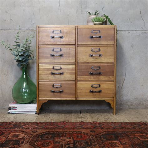 Vintage School Chest Of Drawers 2105d Mustard Vintage