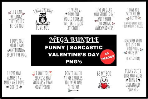 Funny Sarcastic Valentines Mega Bundle Graphic By Charnelle S Canvas