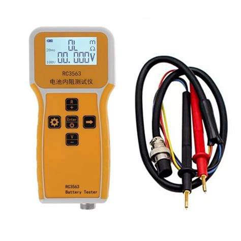 Battery Internal Resistance Tester 4 Wire Battery Voltage And Resistance Test