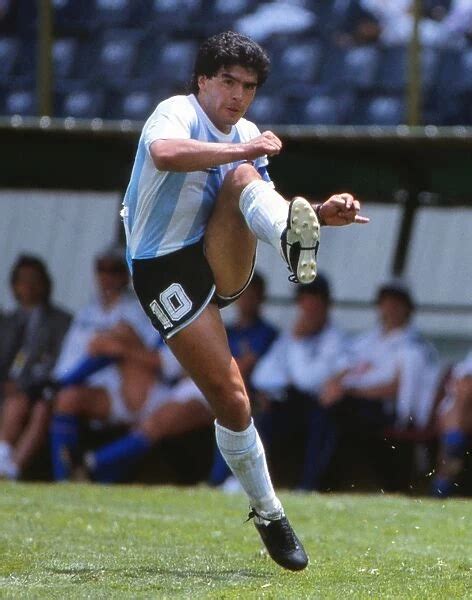 Argentinas Diego Maradona at the 1986 World Cup Our beautiful Wall Art and Photo Gifts include ...