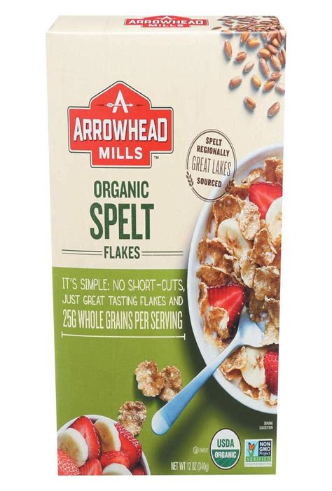 Amazon Arrowhead Mills Organic Spelt Flakes Cereal 12 Ounce Pack