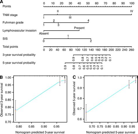 Nomogram For Predicting 3 And 5 Year Os Of Ccrcc Patients After