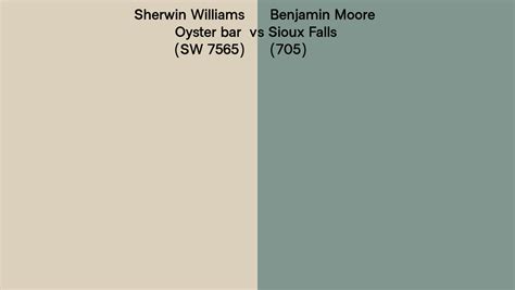 Sherwin Williams Oyster Bar SW 7565 Vs Benjamin Moore Sioux Falls