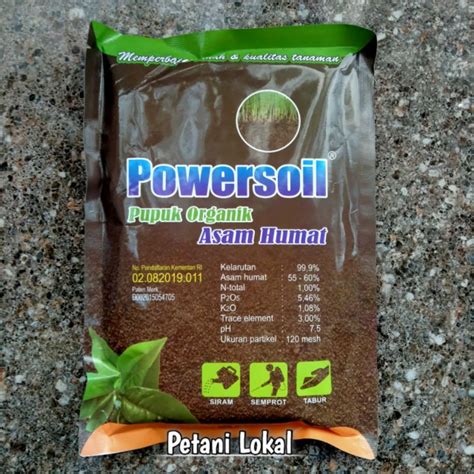 Jual Powersoil Pupuk Organik Dan Asam Humat Berat 500 Gram Shopee