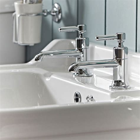 shop basin pillar taps deluxe bathrooms