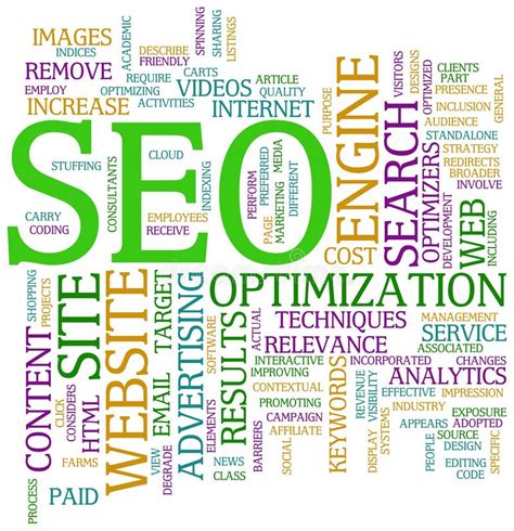 Seo Search Engine Optimization Stock Illustration Illustration Of