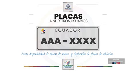 INGRESA Y VERIFICA SI TU PLACA YA ESTÁ DISPONIBLE EPMMC