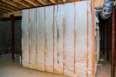 Framing A Basement Insulating Fiberglass Foam