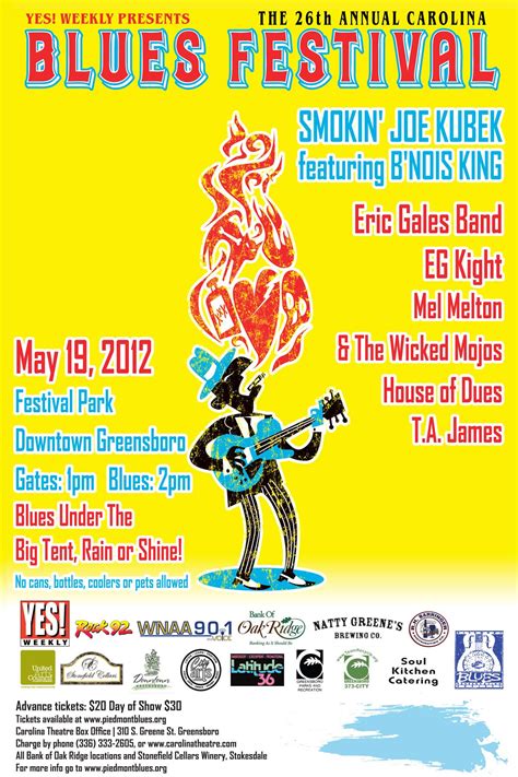 Blues Festival Get Your Tickets Blues Blues Festival Poster