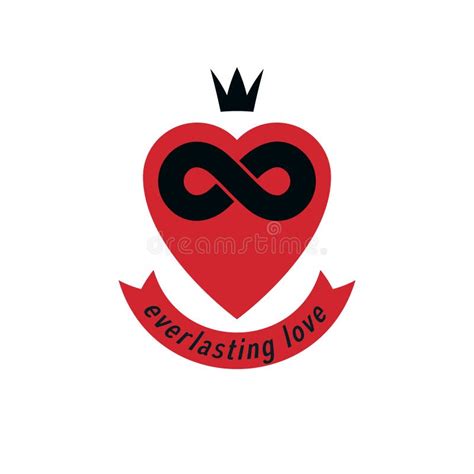 Infinite Love Concept, Vector Symbol Created with Infinity Loop Stock ...