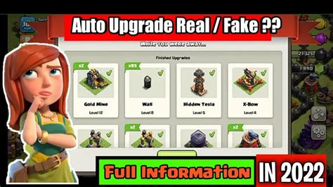 Clash Of Clans Auto Upgrade In 2022 How To Do Auto Upgrade In Coc Coc Auto Upgrade Youtube