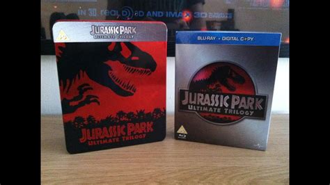 Jurassic Park Ultimate Trilogy Collectors Tin Blu Ray YouTube