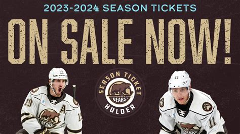 Hershey Bears On Twitter 2023 2024 Season Tickets Are On Sale NOW