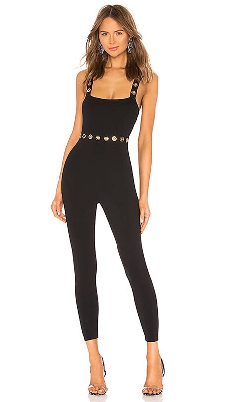 Nbd X Naven Jocelyn Bandage Jumpsuit In Black Revolve