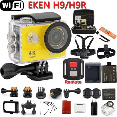 EKEN H9 Action Camera H9R Ultra HD 4K 25fps WiFi 2 0 170D Lens Helmet