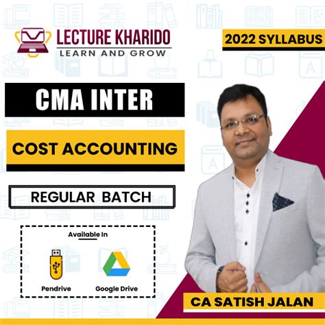 Cma Inter Cost Accounting By Ca Satish Jalan For June