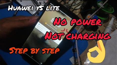 Huawei Y5 Lite No Power Not Charging Step By Step Tutorial Youtube