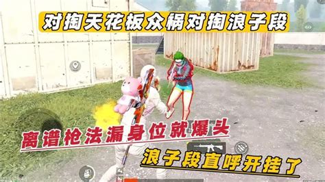 对掏天花板众祸对掏浪子段 离谱枪法漏身位就爆头 Youtube