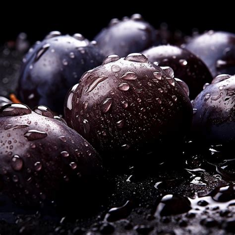 Premium Photo Kala Namak Black Salt Plum