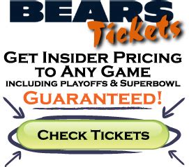 Bears Tickets-Chicago Bears Tickets